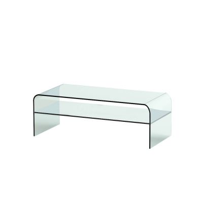 Tavolino Ellittico in Cristallo Hakka E| Montina ® Tavolino Ellittico in Cristallo Hakka E| Montina ®